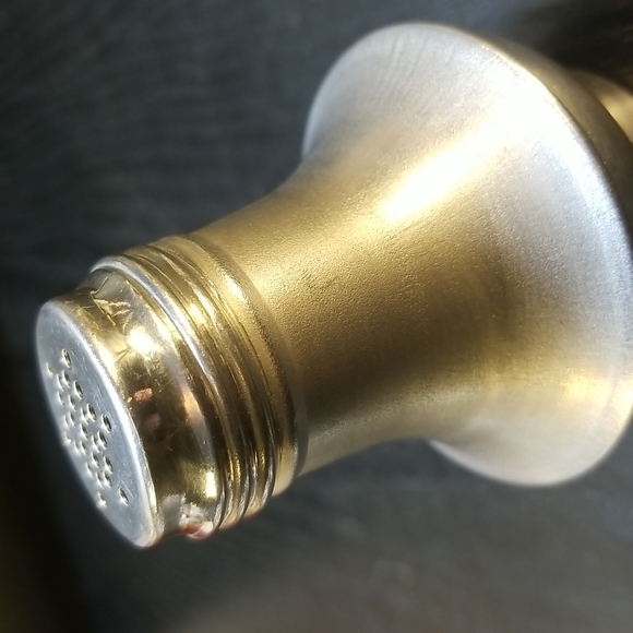 Depression Era Aluminum No Tip Weighted Salt & Pepper Shakers - Picture 9 of 11